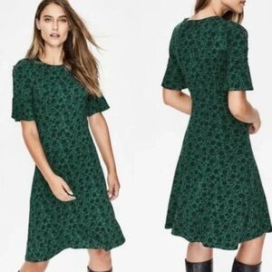 Boden Alexis Green Enchanted Vine Dress